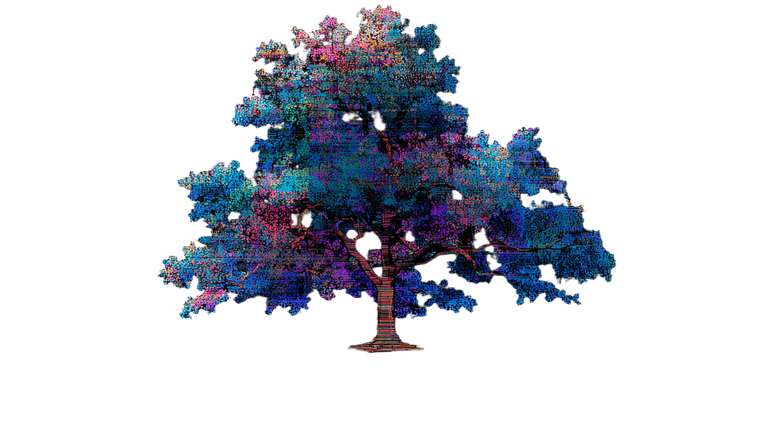 Synthwave Maple Tree Vinyl Car Decal Sticker – Waterproof & UV-Resistant 2.773333333333333