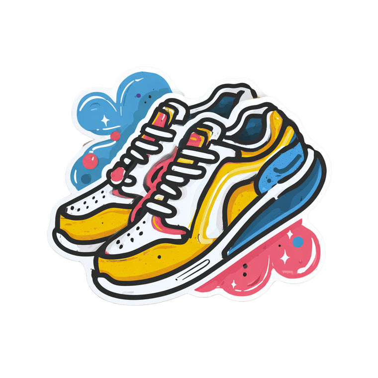 Modern Boy Shoes Vinyl Car Decal Sticker – Waterproof & UV-Resistant 3.4133333333333336"