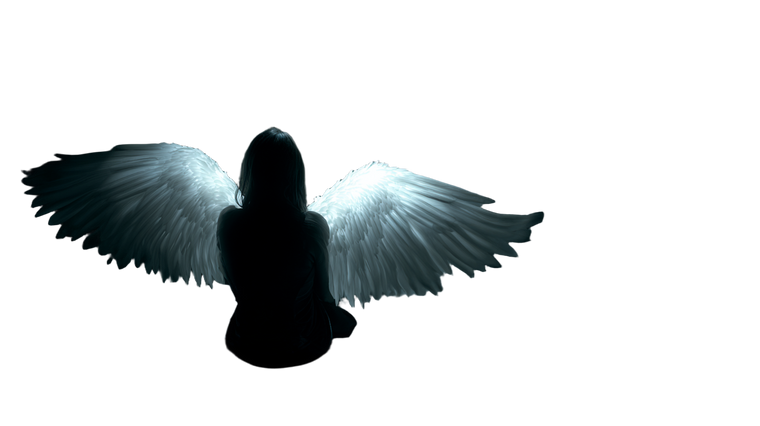 Angel On Stairs Vinyl Car Decal Sticker – Waterproof & UV-Resistant 2.72"