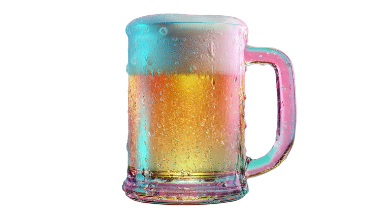 Condensed Beer Pitcher Vinyl Car Decal Sticker – Waterproof & UV-Resistant 5.4