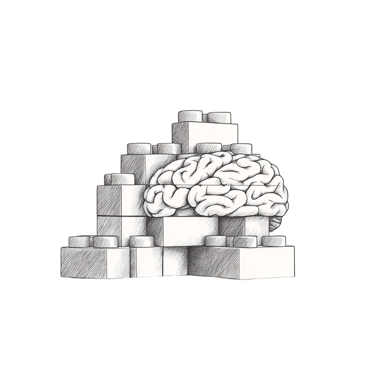Lego Brain Doodle Vinyl Car Decal Sticker – Waterproof & UV-Resistant 6.826666666666667"