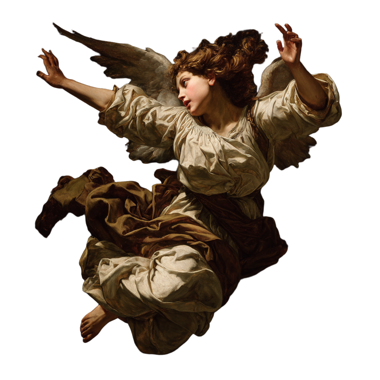 Female Angel Flying Vinyl Car Decal Sticker – Waterproof & UV-Resistant 3.4133333333333336"