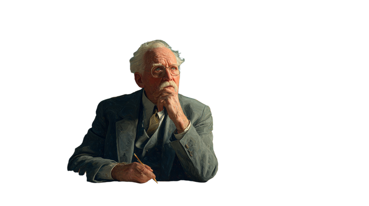 Carl Jung Portrait V16 Vinyl Car Decal Sticker – Waterproof & UV-Resistant 2.72"