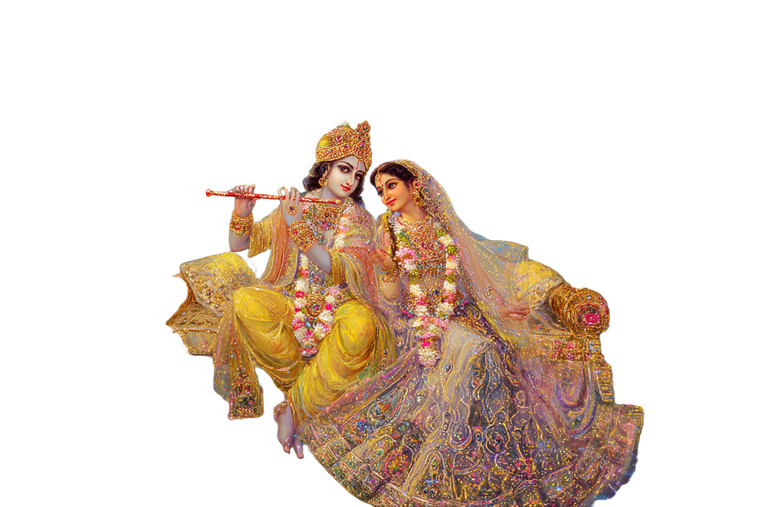 Krishna And Radha V20 Vinyl Car Decal Sticker – Waterproof & UV-Resistant 5.97333333333333