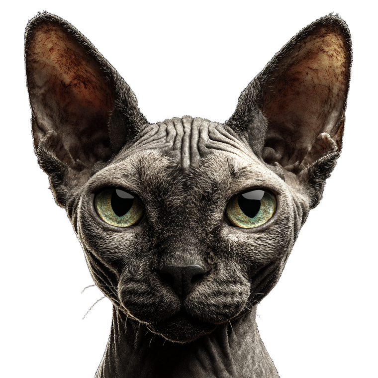 Sphinx Cat V3 Vinyl Car Decal Sticker – Waterproof & UV-Resistant 6.826666666666667"