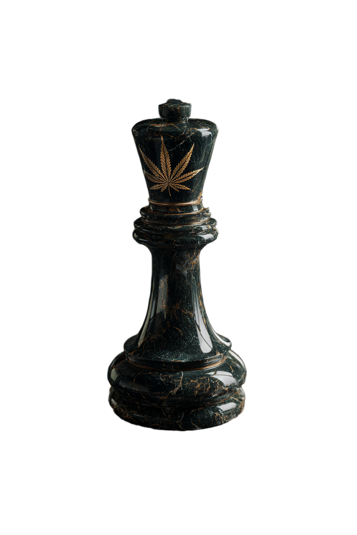 Cannabis Chess Queen Vinyl Car Decal Sticker – Waterproof & UV-Resistant 4.4