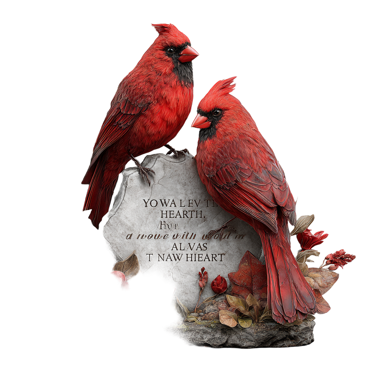 Cardinals On Tablet Vinyl Car Decal Sticker – Waterproof & UV-Resistant 6.826666666666667"