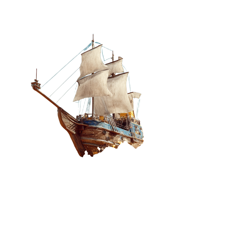 Honey Sea Pirate Boat Vinyl Car Decal Sticker – Waterproof & UV-Resistant 3.4133333333333336"