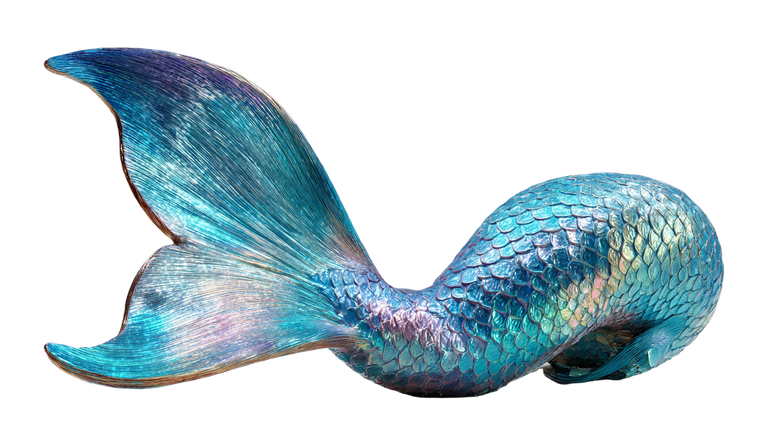 Mermaid Tail V3 Vinyl Car Decal Sticker – Waterproof & UV-Resistant 2.72"