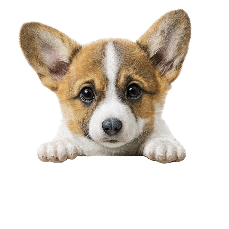 Welcoming Corgi Sign Vinyl Car Decal Sticker – Waterproof & UV-Resistant 3.4133333333333336"