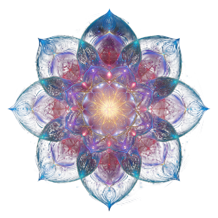 Glowing Mandala Design Vinyl Car Decal Sticker – Waterproof & UV-Resistant 3.4133333333333336"