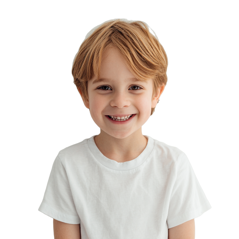 Smiling Joyful Child Vinyl Car Decal Sticker – Waterproof & UV-Resistant 3.4133333333333336"