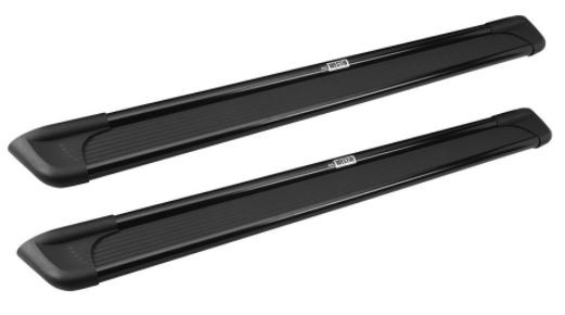 Sure-Grip Black Running Board | 93'' Aluminum Step | Slip Resistant Rubber | Mounting Bracket Sold Separately