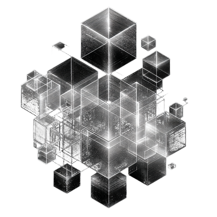 Wireframe Bento Blocks Vinyl Car Decal Sticker – Waterproof & UV-Resistant 6.826666666666667"