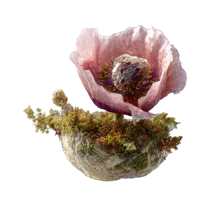 Poppy Seed Pod V2 Vinyl Car Decal Sticker – Waterproof & UV-Resistant 6.826666666666667"