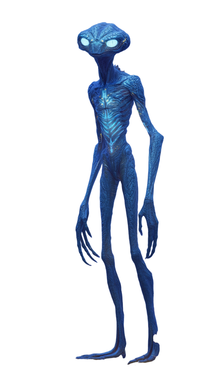 Bioluminescent Alien Species Vinyl Car Decal Sticker – Waterproof & UV-Resistant 9.706666666666667"