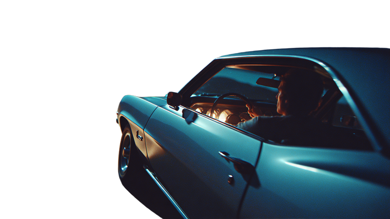 Vintage Muscle Car V5 Vinyl Car Decal Sticker – Waterproof & UV-Resistant 5.4