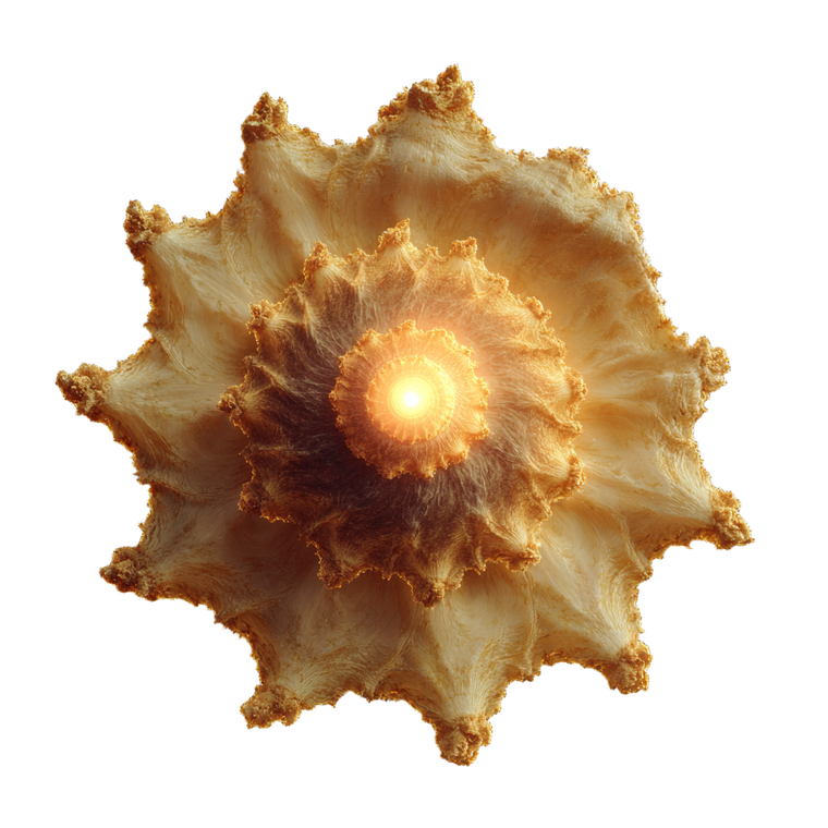 Glowing Conch Sun Vinyl Car Decal Sticker – Waterproof & UV-Resistant 3.4133333333333336"