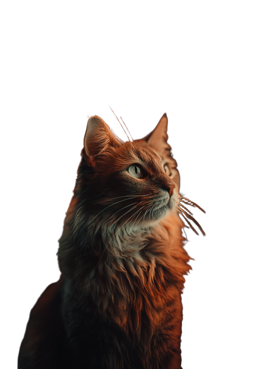 Cat In Light Vinyl Car Decal Sticker – Waterproof & UV-Resistant 8.213333333333333"