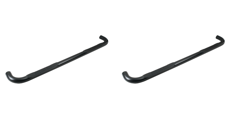 2x Ford F-Series 3 Inch Black Nerf Bar | Corrosion Resistant | With Step Pads