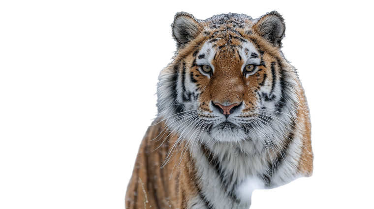 Majestic Tiger Portrait V12 Vinyl Car Decal Sticker – Waterproof & UV-Resistant 5.4
