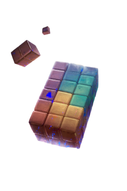 Tetris Piece Fitting Vinyl Car Decal Sticker – Waterproof & UV-Resistant 8.96"