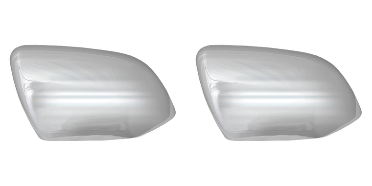 2x Upgrade Your Ride | 2020-2021 Ford Explorer | Top Half Chrome Mirror Covers