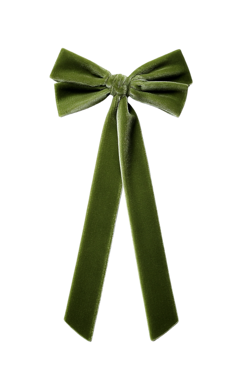 Olive Green Bow Vinyl Car Decal Sticker – Waterproof & UV-Resistant 4.4