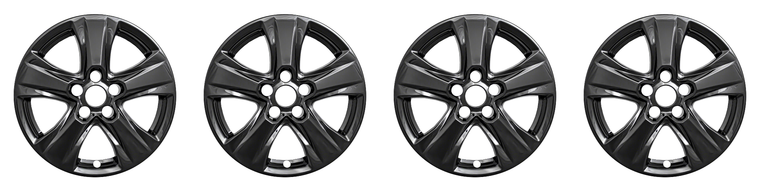 4x Enhance Your Toyota RAV4 Wheels! | Gloss Black 17 Inch Wheel Skins Set Of 4