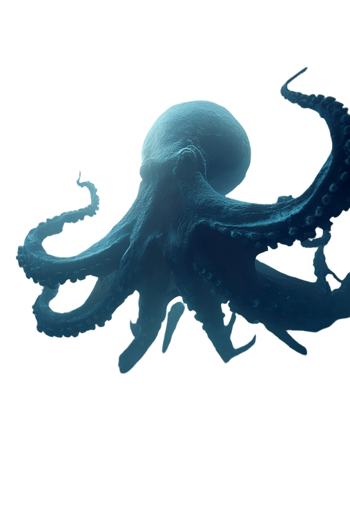 Kraken Underwater Vinyl Car Decal Sticker – Waterproof & UV-Resistant 8.96"