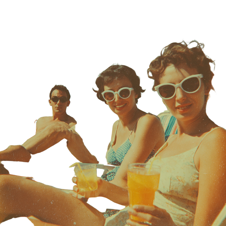 Retro Vacation Pastis Vinyl Car Decal Sticker – Waterproof & UV-Resistant 6.826666666666667"