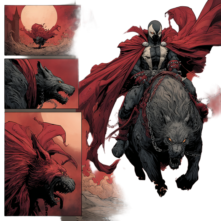 Spawn On Cerberus Vinyl Car Decal Sticker – Waterproof & UV-Resistant 3.4133333333333336"