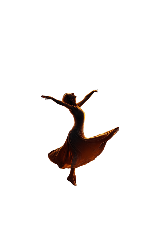 Elegant Sunset Dancer Vinyl Car Decal Sticker – Waterproof & UV-Resistant 4.533333333333333"
