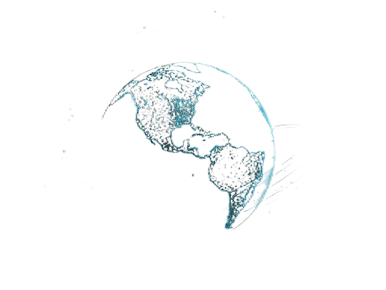 Glowing Cyan Earth Vinyl Car Decal Sticker – Waterproof & UV-Resistant 6.1866666666666665"