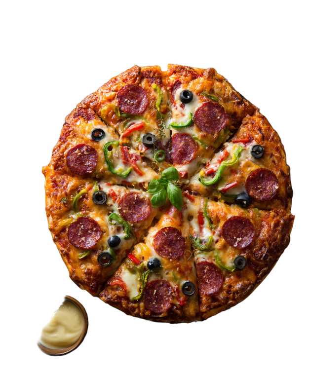 Cheesy Pizza Top V2 Vinyl Car Decal Sticker – Waterproof & UV-Resistant 4.0"