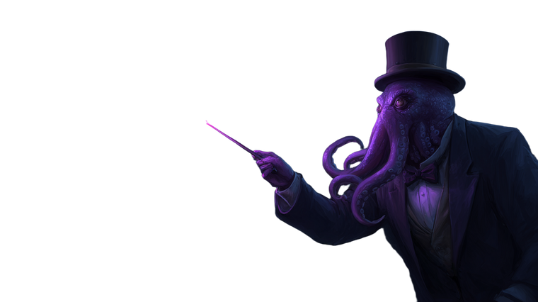Cthulhu In Tuxedo V2 Vinyl Car Decal Sticker – Waterproof & UV-Resistant 2.72"