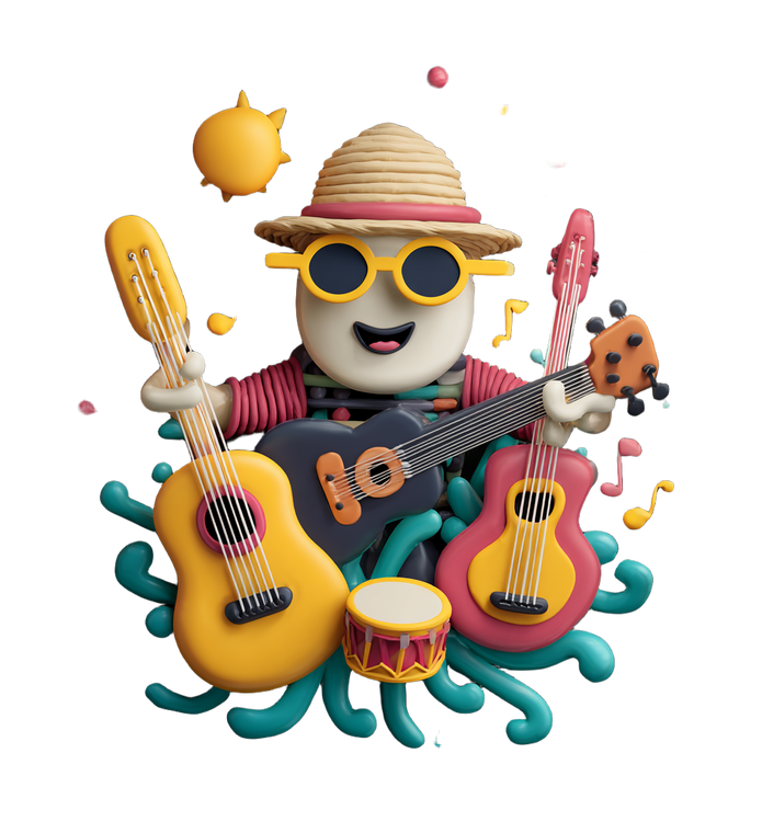 Clay Music Festival Vinyl Car Decal Sticker – Waterproof & UV-Resistant 7.466666666666667"