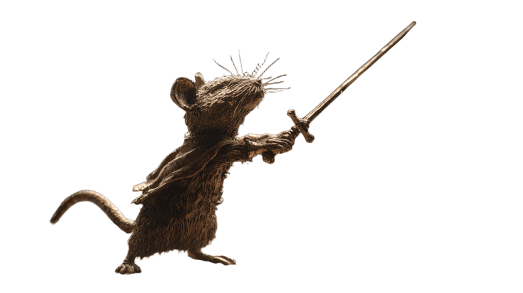 Rat Warrior Sketch Vinyl Car Decal Sticker – Waterproof & UV-Resistant 2.72"