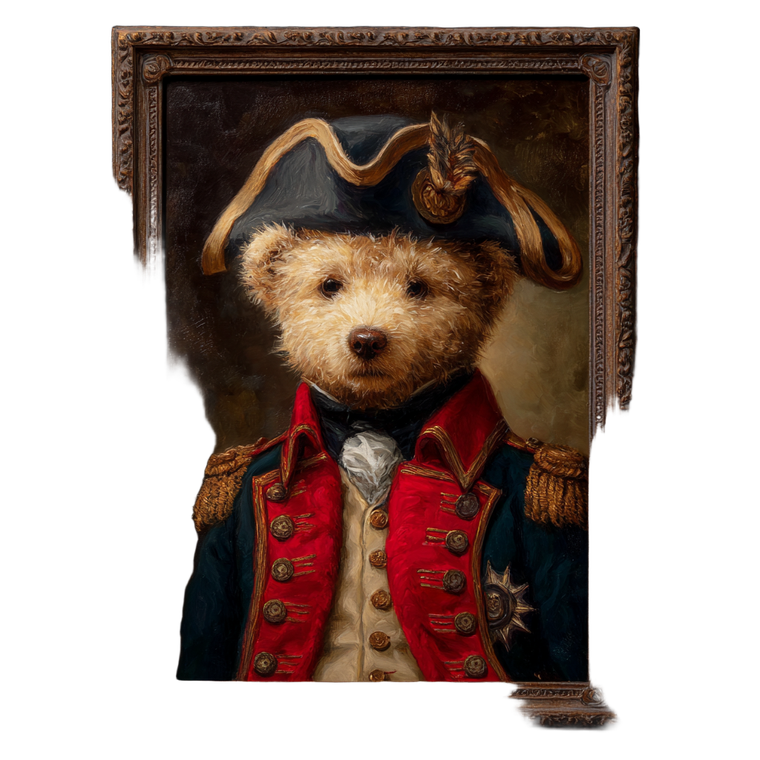Revolutionary Teddy Bear Vinyl Car Decal Sticker – Waterproof & UV-Resistant 3.4133333333333336"