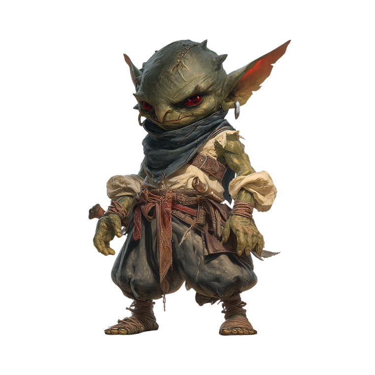 Red-Eyed Goblin Vinyl Car Decal Sticker – Waterproof & UV-Resistant 3.4133333333333336"