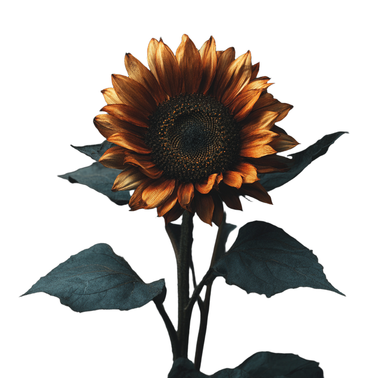 Sunflower Mystic Vinyl Car Decal Sticker – Waterproof & UV-Resistant 3.4133333333333336"