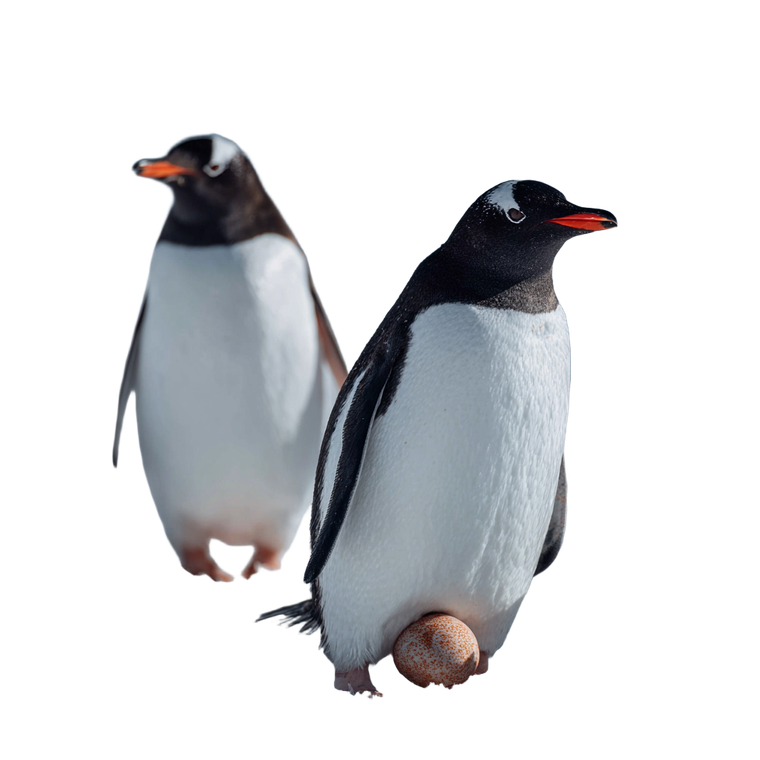Penguins With Egg Vinyl Car Decal Sticker – Waterproof & UV-Resistant 6.826666666666667"