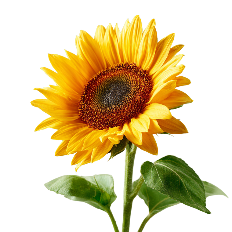 Sunflower Upwards Vinyl Car Decal Sticker – Waterproof & UV-Resistant 6.826666666666667"