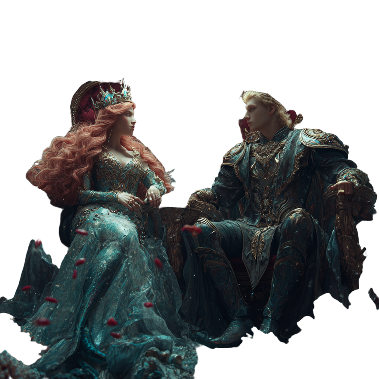 Royal Fantasy Figures Vinyl Car Decal Sticker – Waterproof & UV-Resistant 6.826666666666667"