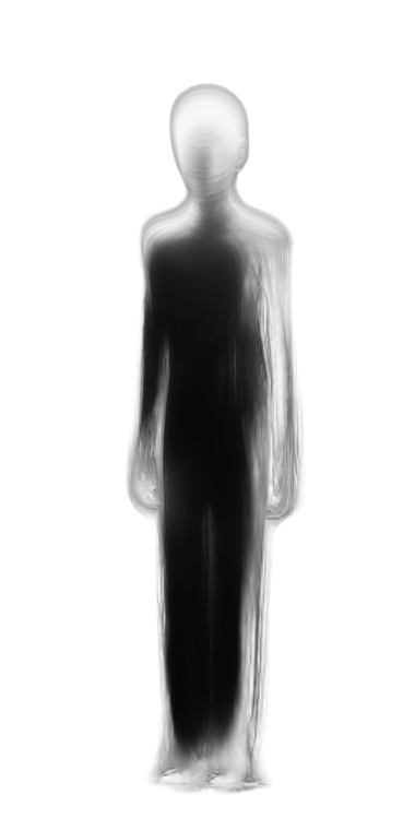 Faceless Glowing Figure Vinyl Car Decal Sticker – Waterproof & UV-Resistant 5.12"
