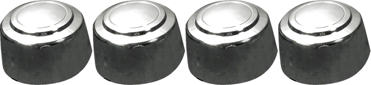 4x Chrome Plated Wheel Center Caps | Fits 1994-1999 Ford F-350,F-250 HD,F-250 | Set Of 2