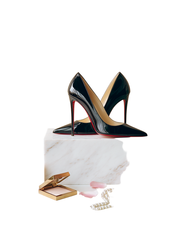 Luxury Shoe Still-Life Vinyl Car Decal Sticker – Waterproof & UV-Resistant 8.213333333333333"