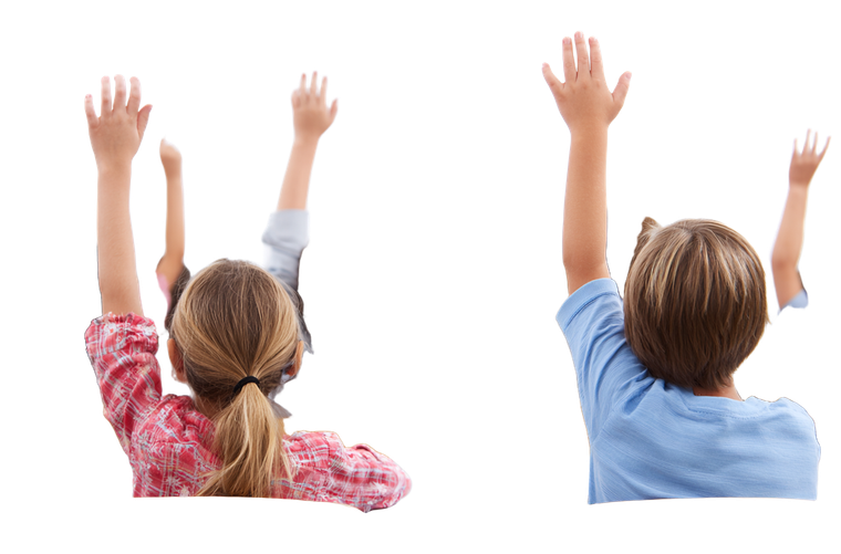Classroom Participation Scene Vinyl Car Decal Sticker – Waterproof & UV-Resistant 2.986666666666667"