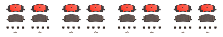 4x Premium Ceramic Brake Pads | Set of 4 | 2001-2007 Toyota Highlander | High Performance Braking Experience