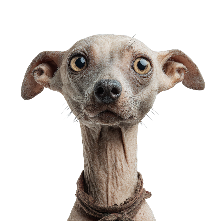 Xolo Dobby Dog Vinyl Car Decal Sticker – Waterproof & UV-Resistant 3.4133333333333336"